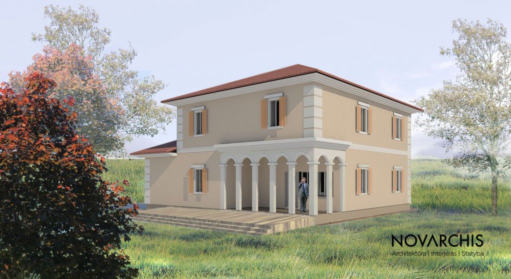 Gyvenamojo namo projektas „IT1”