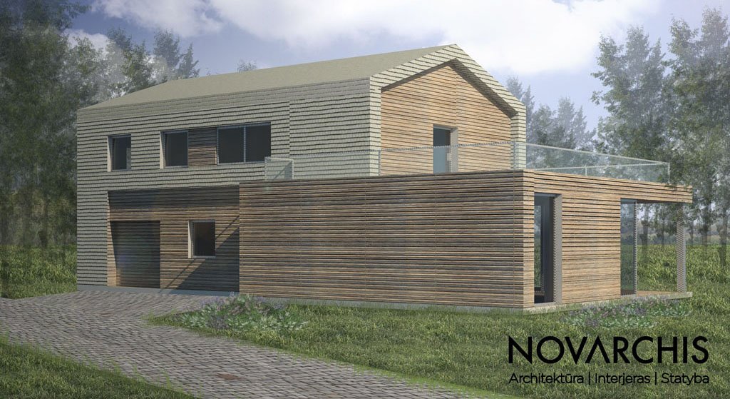 Kartotinis gyvenamojo namo projektas „VU3”